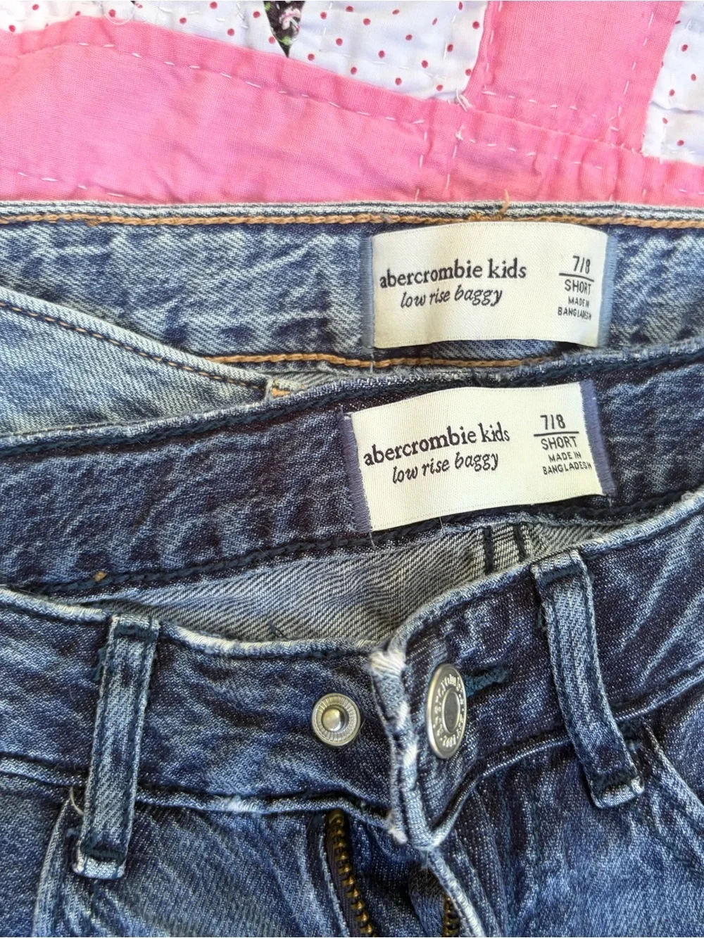 Abercrombie kids Jean bundle size 7/8 short